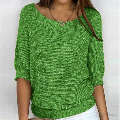 Elegante jersey de punto para mujer: suave y elegante