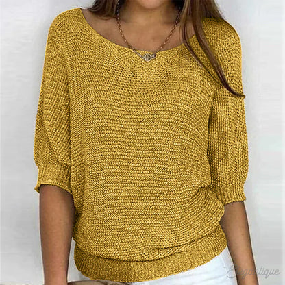 Elegante jersey de punto para mujer: suave y elegante