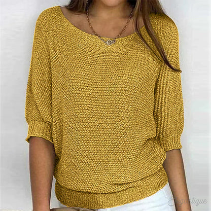 Nuela | Acogedor jersey de punto holgado