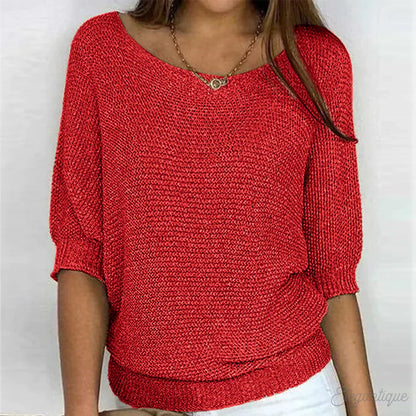 Elegante jersey de punto para mujer: suave y elegante