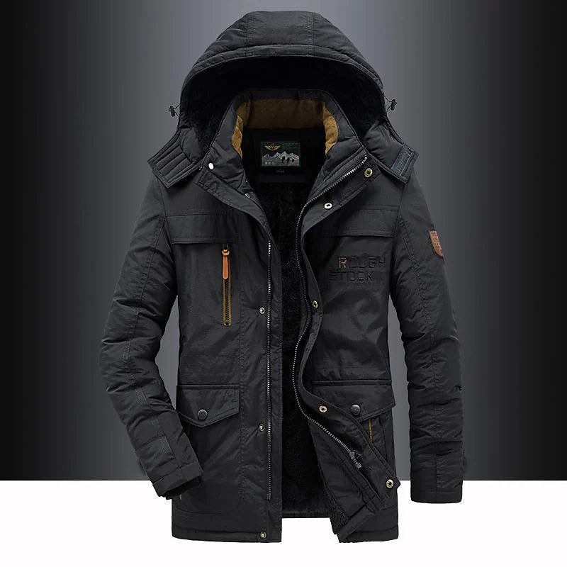 Abrigo de invierno para hombre, cálido y ligero, ideal para diario