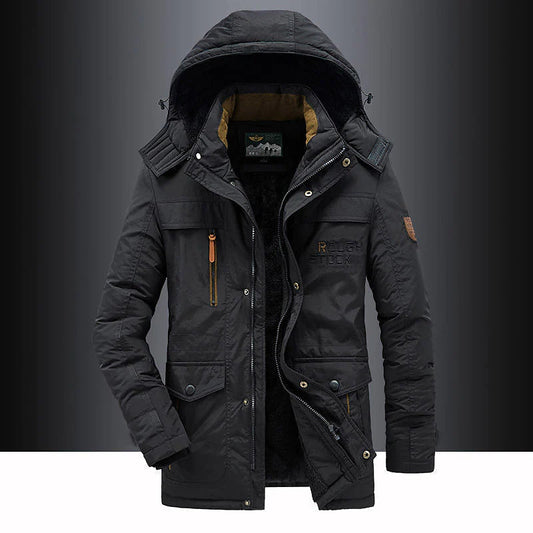 Abrigo de invierno para hombre, cálido y ligero, ideal para diario