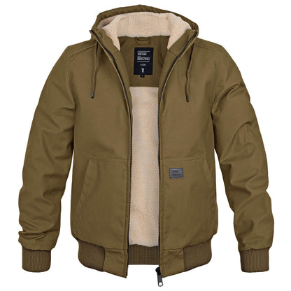 Chaqueta de invierno hombre cálida y cómoda elegante