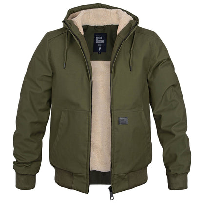 Chaqueta de invierno hombre cálida y cómoda elegante