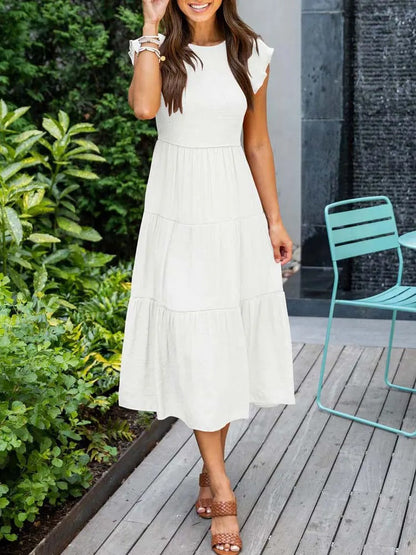 Elsie | Elegante vestido de verano con detalles de volantes y bolsillos