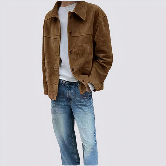 Chaqueta ante vintage ligera y chic ideal primavera-otoño