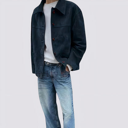 Chaqueta ante vintage ligera y chic ideal primavera-otoño
