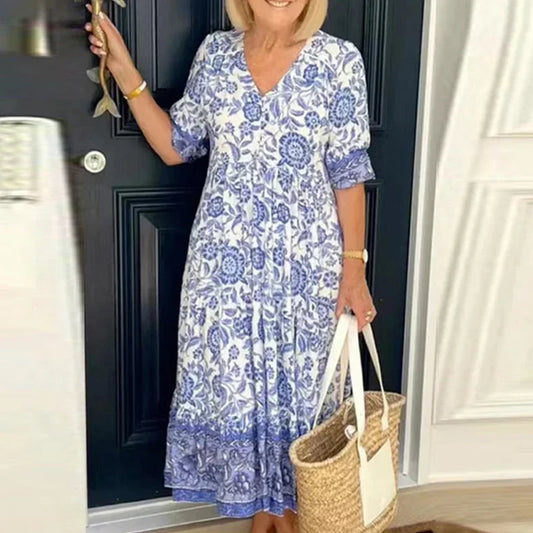 Vestido boho moderno, versátil y perfecto