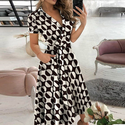 Vestido femenino sofisticado, moderno y versátil para primavera y verano