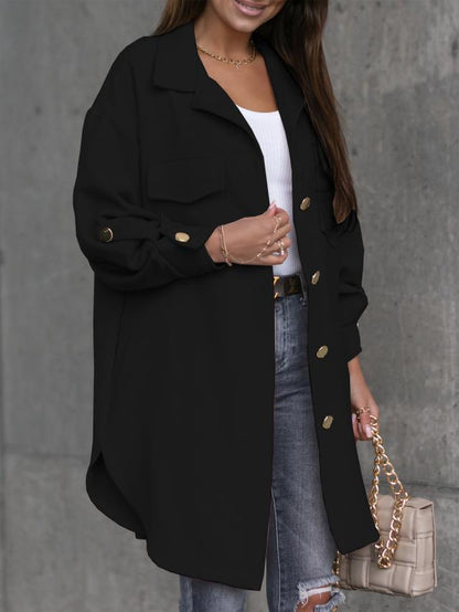 Chaqueta femenina ligera, chic y versátil para diario
